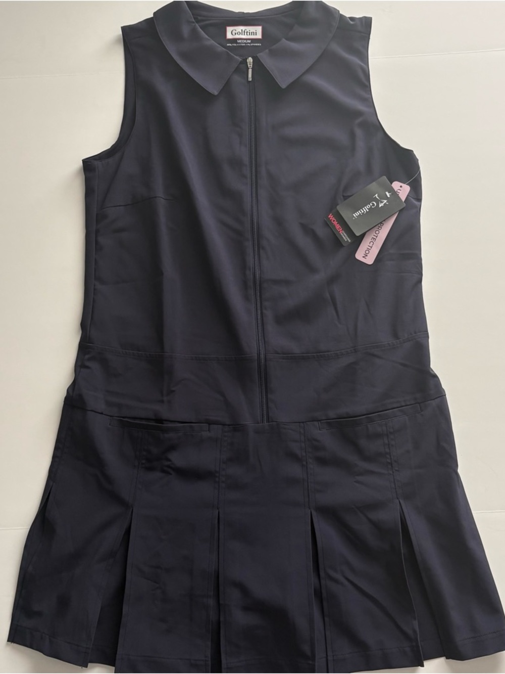 Women’s Golftini Golf Timeless Pleated Tini Dress 2.0 New With Tags MSRP $180